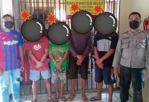 Empat Pelaku Pencurian Warung Sembako di Pasar Menjalin Diringkus