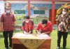 Bupati Landak Serah Terima Program Sekolah Hijau dan Peresmian Perpustakaan SD