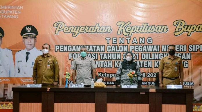 Bupati Ketapang Ingatkan CPNS Tidak Terlibat Paham Politik Praktis dan Ujaran Kebencian