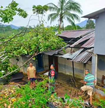 Sejumlah Rumah Warga di Desa Tiangtanjung Rusak Diterjang Angin Puting Beliung