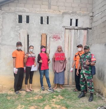 Agar Bantuan Tepat Sasaran Rumah Warga Penerima PKH di Desa Garu Diberi Label