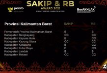 Pemkab Landak Raih Predikat B Pada SAKIP dan RB Award 2021