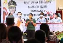 Bupati Landak Minta PKK Desa Nyiin Gencar Laksanakan Posyandu