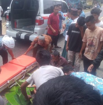 Truck Tangki Vs Motor di Desa Sosopan, Pengendara Sepeda Motor Meninggal Ditempat