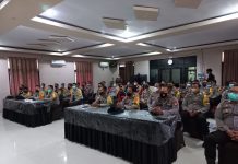 Bhabinkamtibmas Polres Landak Ikuti Binlat Penguatan Nilai-Nilai Kebangsaan
