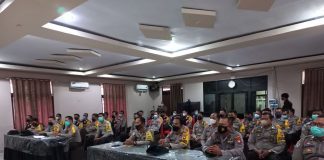 Bhabinkamtibmas Polres Landak Ikuti Binlat Penguatan Nilai-Nilai Kebangsaan