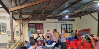 Polres Landak Terus Dukung Percepatan Vaksinasi di Bulan Suci Ramadhan