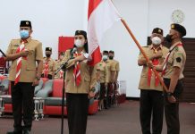 Bupati Karolin Dilantik Menjadi Ketua Mabicab Pramuka Landak