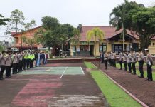 Terjunkan 77 Personil, Polres Melawi Siap Amankan Misa Paskah