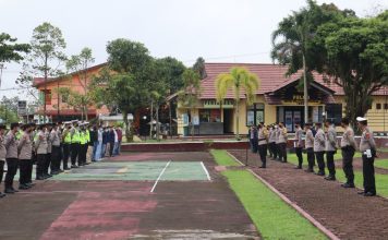 Terjunkan 77 Personil, Polres Melawi Siap Amankan Misa Paskah