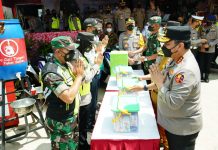 Wujudkan Mudik Aman Wakapolri Tinjau Pos Pengamanan Mudik Lebaran 2022 di Cileunyi Jabar