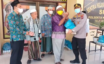 Kapolres Labuhanbatu Beri Bingkisan Ramadhan Kepada Sejumlah Ulama dan Ustaz