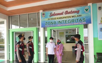 Antisipasi Gangguan Kamtibmas, Satuan Samapta Polres Melawi Gelar Patroli Pada Objek Vital