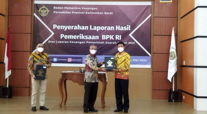 Pemkab Ketapang Kembali Raih Opini WTP Kedelapan Kalinya