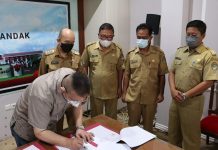 Pemkab Tandatangani MOU Dengan PT MGP Beli Peralatan Penyedia Oksigen Untuk RSUD Landak