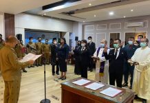 Pj Bupati Landak Lantik Sembilan Aparatur Sipil Negara Penyesuaian Jabatan Fungsional