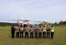 Kapolda Sumatra Utara Pantau Arus Balik Melalui Udara