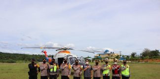 Kapolda Sumatra Utara Pantau Arus Balik Melalui Udara