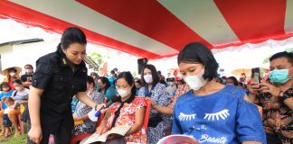 Sosialisasi Stunting Desa Lingkonong, Bupati Karolin : Ini Untuk Masa Depan Generasi Kita