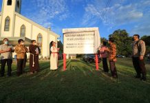 Bupati Landak Resmikan Gereja Katolik Santo Petrus Stasi Ladangan