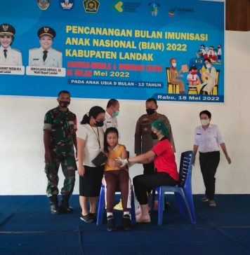 Pemkab Landak Targetkan 95 Persen Imunisasi Campak dan Rubela Bagi Anak Usia 9 Bulan Hingga 12 Tahun