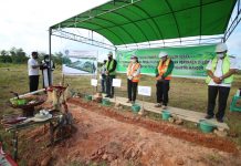 Bupati Landak Letakkan Batu Pertama Pembangunan Persemaian Permanen
