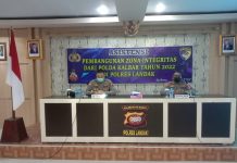 Tim RBP Rorena Polda Kalbar Asistensi Pembangunan Zona Integritas di Polres Landak