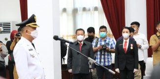 Kepemimpinan Karolin dan Heriadi Resmi Berganti ke PJ Bupati Landak