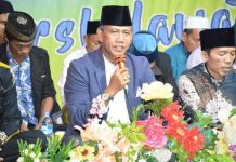 Wabup Farhan Hadiri Sholawat di Sungai Melayu Rayak
