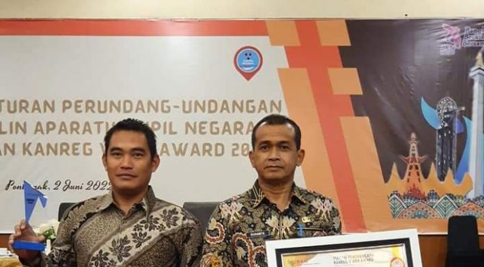 Pemkab Ketapang Raih Penghargaan Responsivitas Terhadap Perubahan Dari BKN