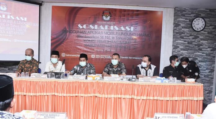 Asisten Satu Setda Ketapang Hadiri Sosialisasi Penggunaan Aplikasi Mobile Lindungi Hakmu