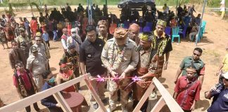Sekda Ketapang Resmikan Rumah Adat Dayak Tanjung Bakah Bukit Janji Pemahan