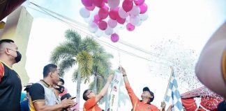 Wakil Bupati Ketapang Lepas Gerak Jalan Santai Rangkaian HUT Bhayangkara ke 76