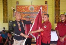 Sekda Ketapang Lantik Pengurus Pakomoan Dayak Kanayatn Sandai