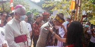 Sekda Ketapang Hadiri Peresmian Paroki Santo Petrus dan Paulus Sungai Daka