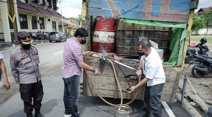 Polda Kalbar Ungkap Penyelewengan BBM Bersubsidi
