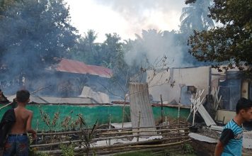 Satu Unit Rumah Warga di Sumbersari Labusel Terbakar
