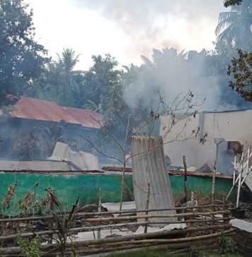 Satu Unit Rumah Warga di Sumbersari Labusel Terbakar