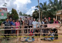Sempat Dipagar Warga, Akses Jalan Kebun PT GRS Kembali Dibuka Secara Ritual Adat