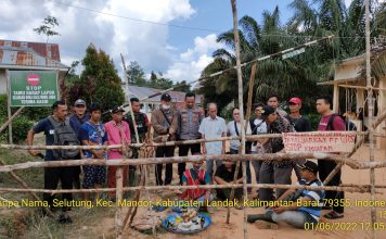 Sempat Dipagar Warga, Akses Jalan Kebun PT GRS Kembali Dibuka Secara Ritual Adat