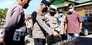 Anggota Polres Melawi Dites Urine, Ini Hasilnya