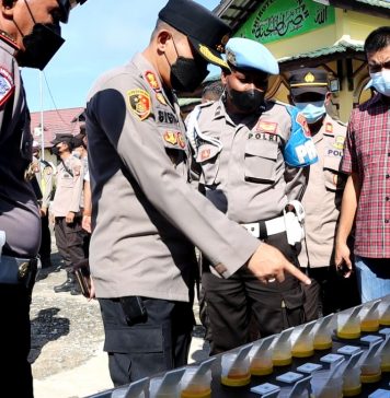 Anggota Polres Melawi Dites Urine, Ini Hasilnya