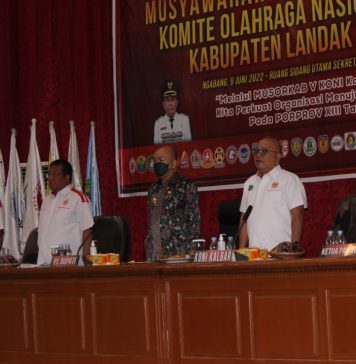 Pengurus Koni Kabupaten Landak Gelar Musyawarah Olahraga ke- V Tahun 2022