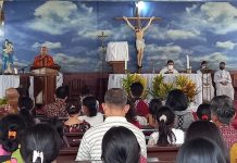 Pj. Bupati Landak Ikuti Pelaksanaan Misa di Gereja ST Yohanes Pemandi Pahauman