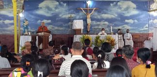 Pj. Bupati Landak Ikuti Pelaksanaan Misa di Gereja ST Yohanes Pemandi Pahauman