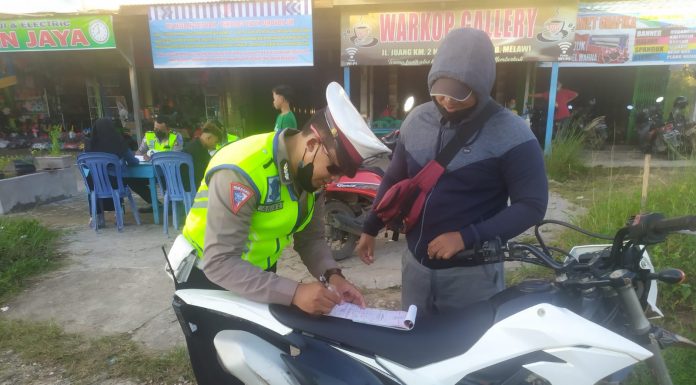 Berbagai Pelanggaran Ditemukan Dihari Pertama Ops Patuh Kapuas 2022 Yang Digelar Polres Melawi