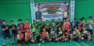 20 Tim Bulu Tangkis Meriahkan Hari Bhayangkara Yang Digelar Polres Landak