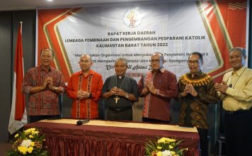 Pj Bupati Landak Samuel Hadiri Rakerda LP3KD Kalbar Tahun 2022