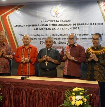 Pj Bupati Landak Samuel Hadiri Rakerda LP3KD Kalbar Tahun 2022