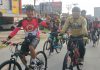 Polres Landak Gelar Fun Bike Bersama TNI, Awak Media dan Komunitas Sepeda di Hari Bhayangkara ke 76